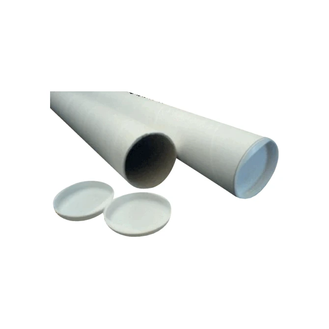 Verzendkoker CleverPack A1 650x50x1.5 met doppen wit pak à 20 stuks