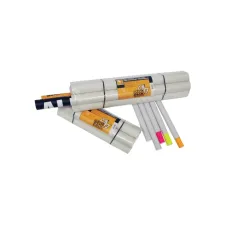 Verzendkoker CleverPack A1 650x50x1.5 met doppen wit pak à 5 stuks