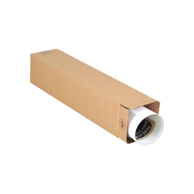 Vierkante koker IEZZY 1200x120x120mm bruin