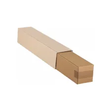 Vierkante koker IEZZY 750x120x120mm bruin bodem