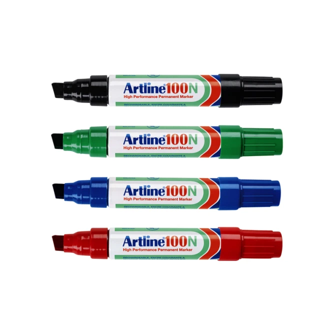 Viltstift Artline 100 schuin 7.5-12mm rood