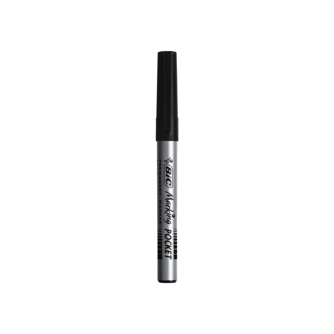 Viltstift Bic 1445 ecolutions rond fijn zwart