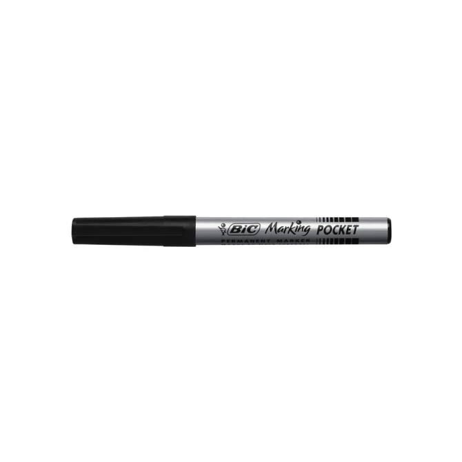 Viltstift Bic 1445 ecolutions rond fijn zwart