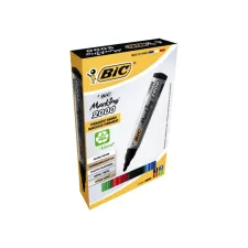 Viltstift Bic 2000 ecolutions rond large assorti doos à 4 stuks