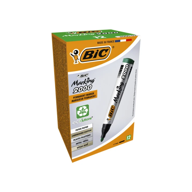 Viltstift Bic 2000 ecolutions rond large groen