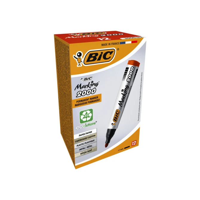 Viltstift Bic 2000 ecolutions rond large rood
