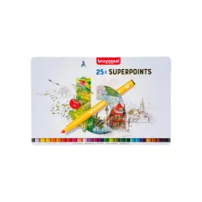 Viltstift Bruynzeel Creatives Superpoints blik à 25 kleuren