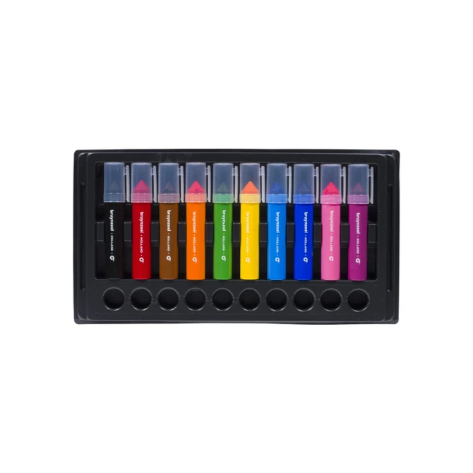 Viltstift Bruynzeel Kids Mega Point set à 10 kleuren