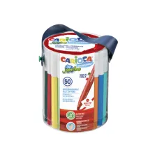 Viltstift Carioca Jumbo maxi assorti set à 50 stuks