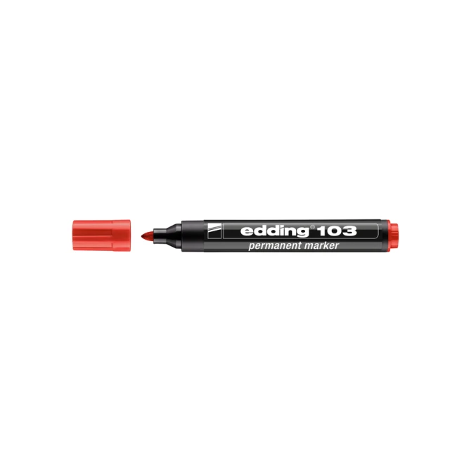 Viltstift edding 103 rond medium rood