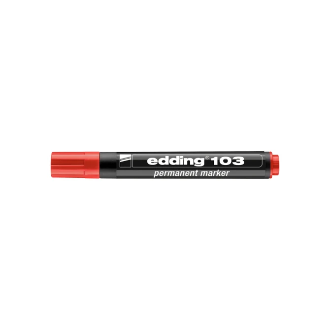 Viltstift edding 103 rond medium rood