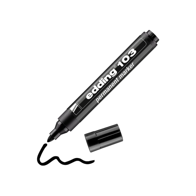 Viltstift edding 103 rond medium zwart
