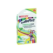 Viltstift edding 17 textiel fun rond 2-3mm set à 5 stuks