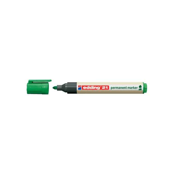 Viltstift edding 21 EcoLine rond groen 1.5-3mm