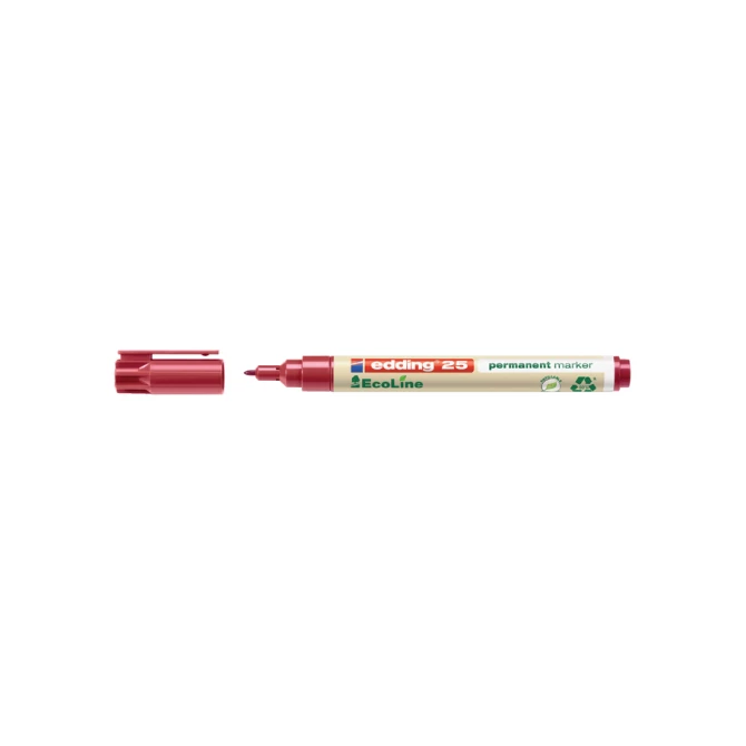 Viltstift edding 25 EcoLine rond 1mm rood