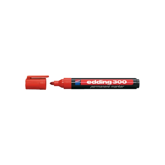 Viltstift edding 300 rond 1.5-3mm rood