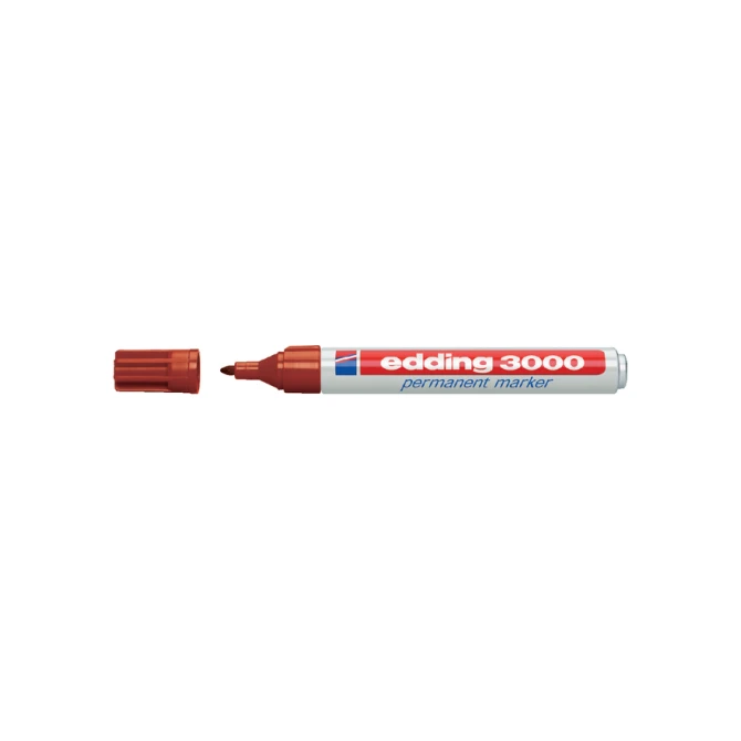 Viltstift edding 3000 rond 1.5-3mm bruin