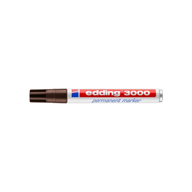 Viltstift edding 3000 rond 1.5-3mm donkerbruin