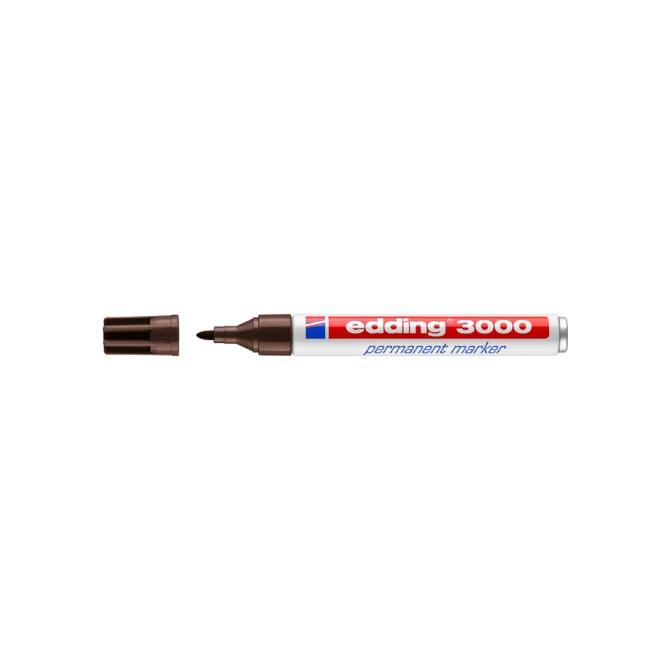 Viltstift edding 3000 rond 1.5-3mm donkerbruin