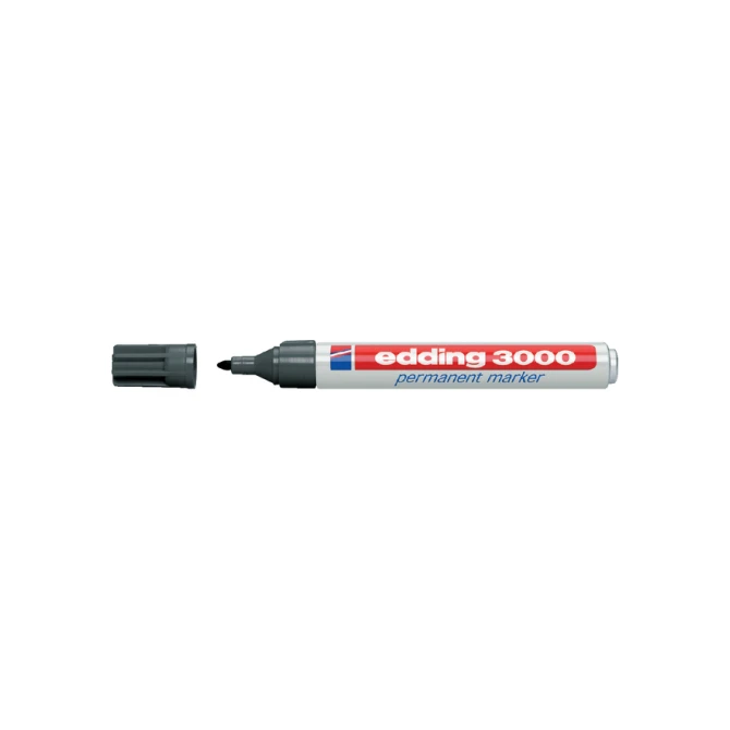 Viltstift edding 3000 rond 1.5-3mm grijs