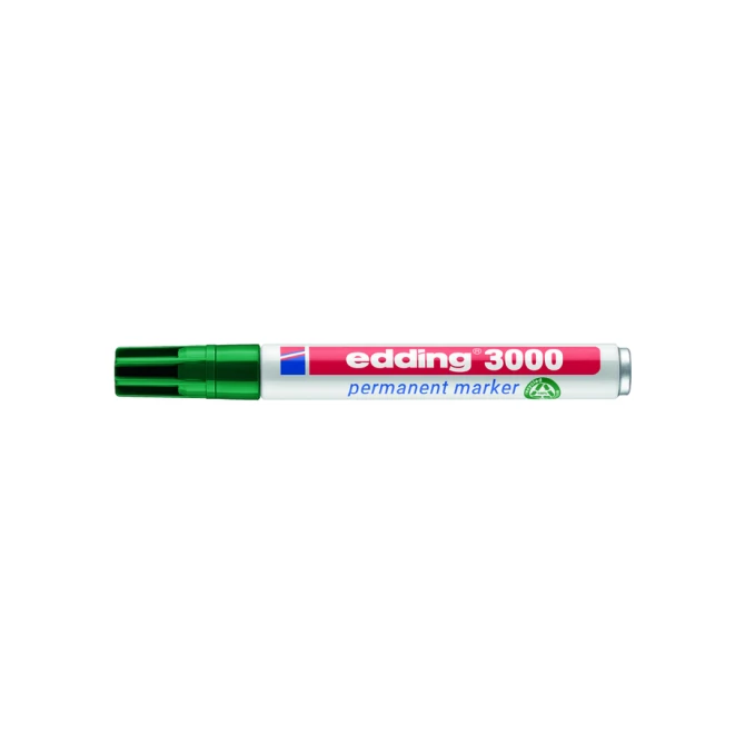 Viltstift edding 3000 rond 1.5-3mm groen