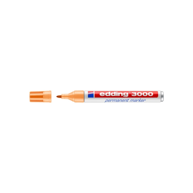 Viltstift edding 3000 rond 1.5-3mm lichtoranje