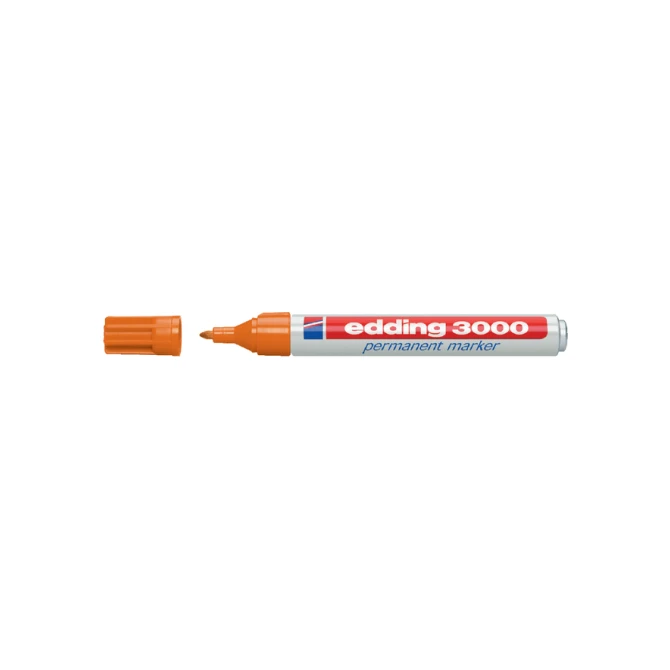 Viltstift edding 3000 rond 1.5-3mm oranje