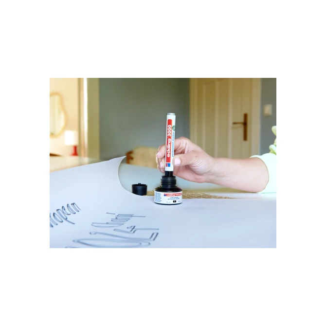 Viltstift edding 3000 rond 1.5-3mm rood