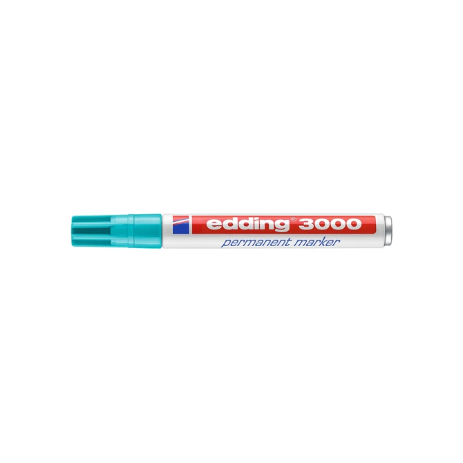 Viltstift edding 3000 rond 1.5-3mm turquoise