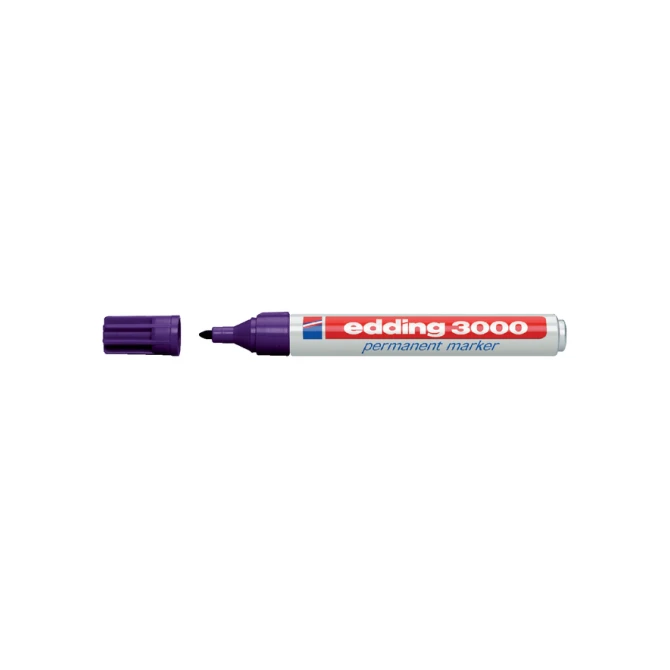 Viltstift edding 3000 rond 1.5-3mm violet