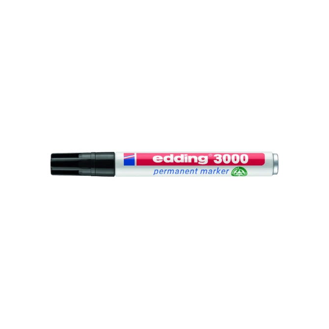 Viltstift edding 3000 rond 1.5-3mm zwart