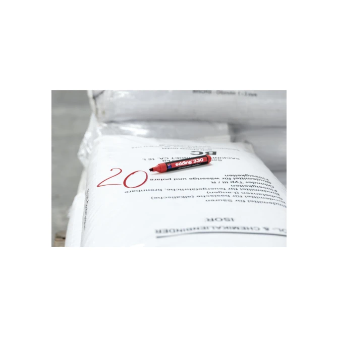 Viltstift edding 330 schuin 1.5-5mm rood