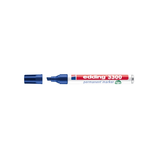 Viltstift edding 3300 schuin 1-5mm blauw