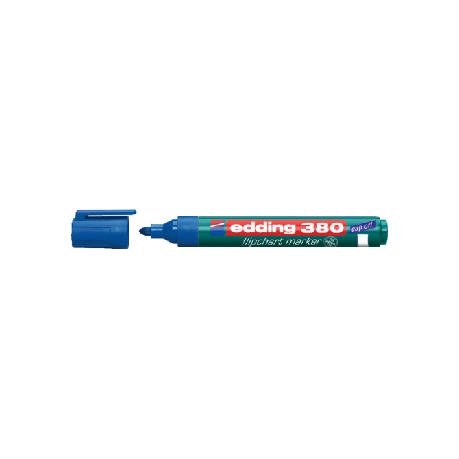 Viltstift edding 380 flipover rond 1.5-3mm blauw