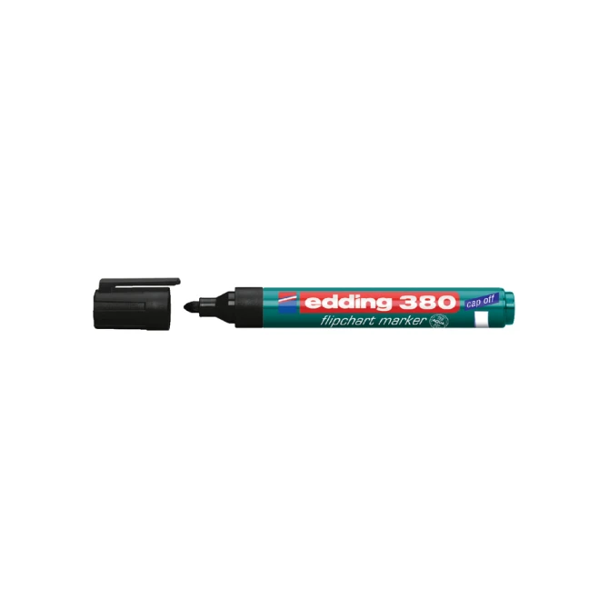 Viltstift edding 380 flipover rond 1.5-3mm zwart