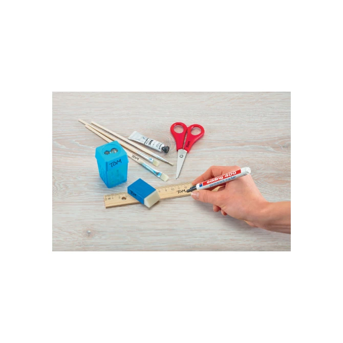 Viltstift edding 400 rond 1mm blauw
