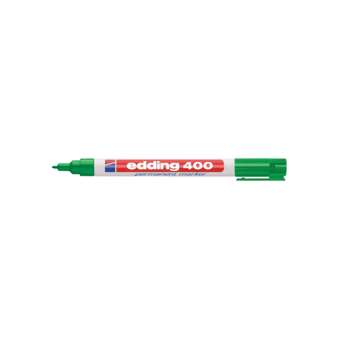 Viltstift edding 400 rond 1mm groen