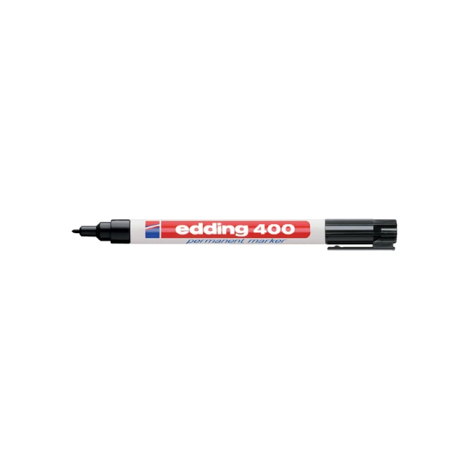 Viltstift edding 400 rond 1mm zwart