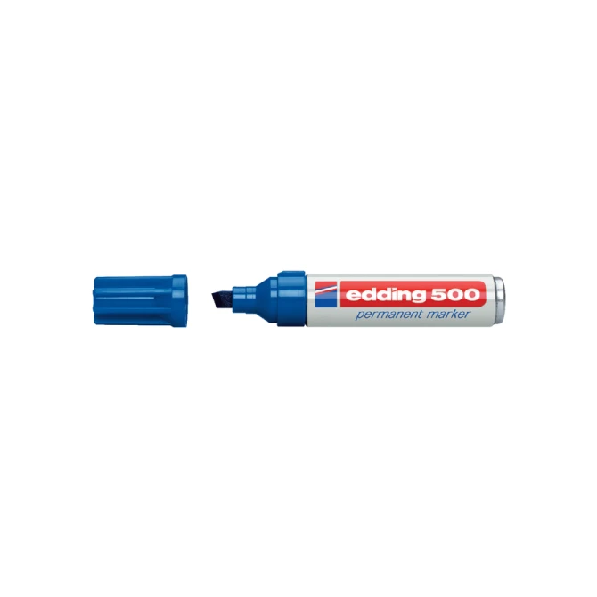 Viltstift edding 500 schuin 2-7mm blauw