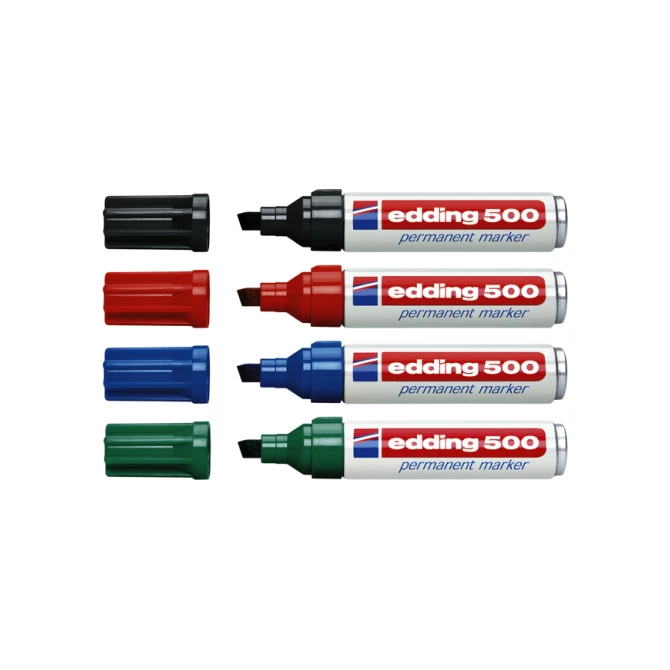 Viltstift edding 500 schuin 2-7mm rood