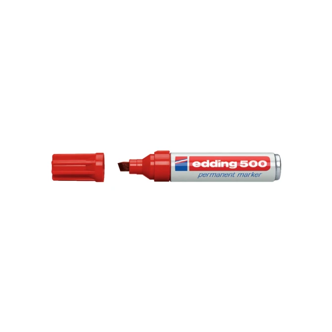 Viltstift edding 500 schuin 2-7mm rood