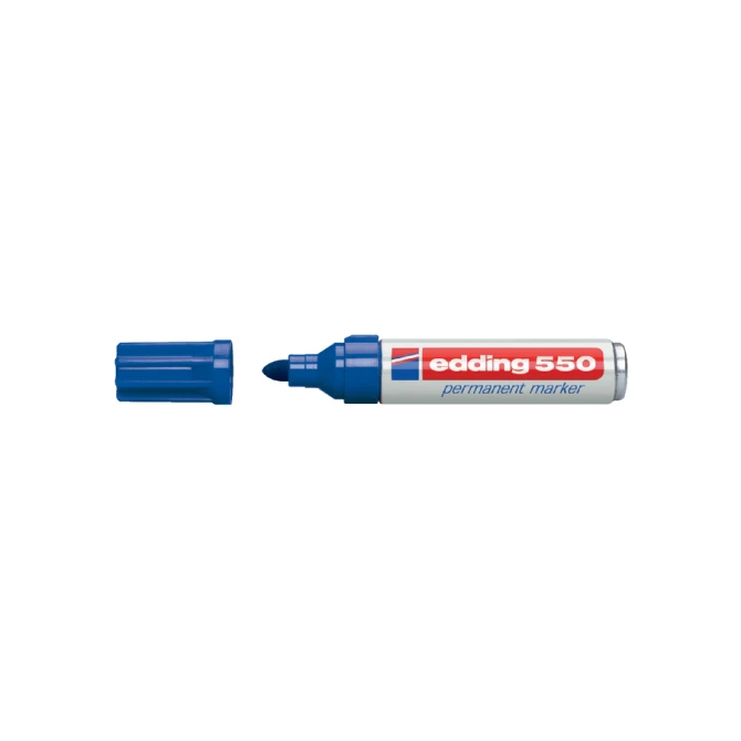 Viltstift edding 550 rond 3-4mm blauw