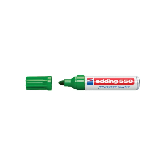 Viltstift edding 550 rond 3-4mm groen