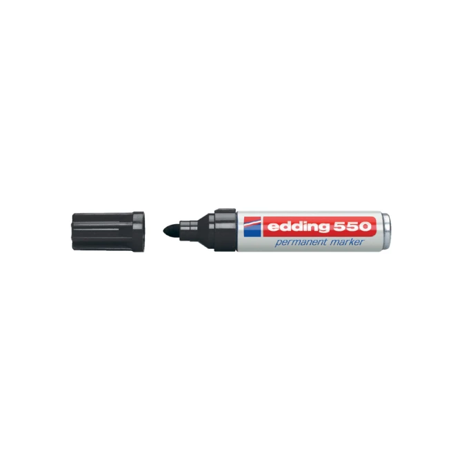 Viltstift edding 550 rond 3-4mm zwart