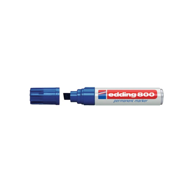 Viltstift edding 800 schuin 4-12mm blauw