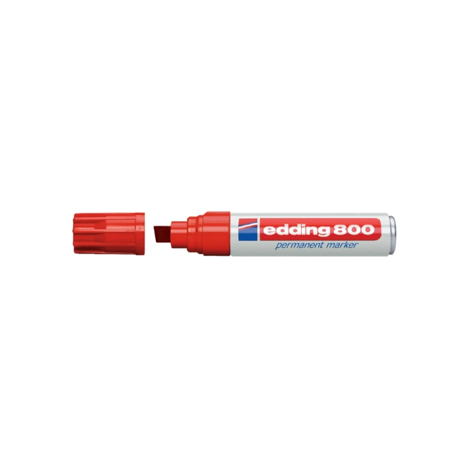 Viltstift edding 800 schuin 4-12mm rood