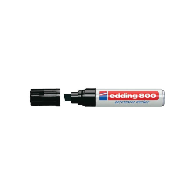 Viltstift edding 800 schuin 4-12mm zwart
