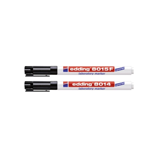 Viltstift edding 8015 laboratorium rond 0.75mm zwart