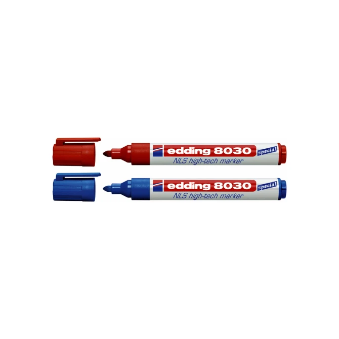 Viltstift edding 8030 NLS high-tech 1.5-3mm blauw