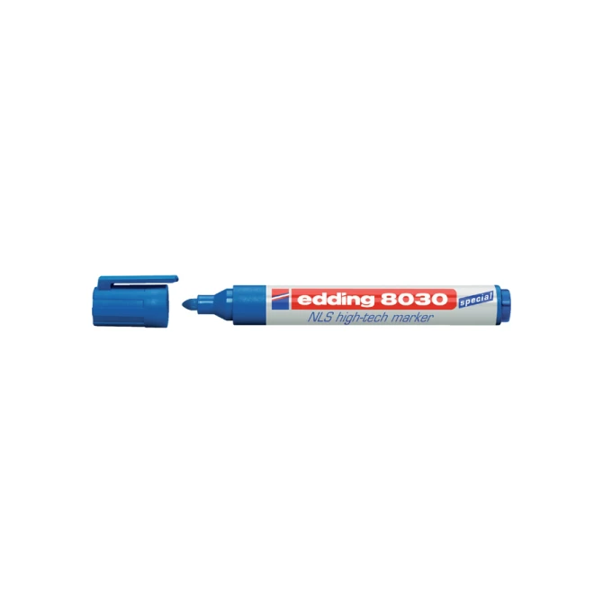 Viltstift edding 8030 NLS high-tech 1.5-3mm blauw